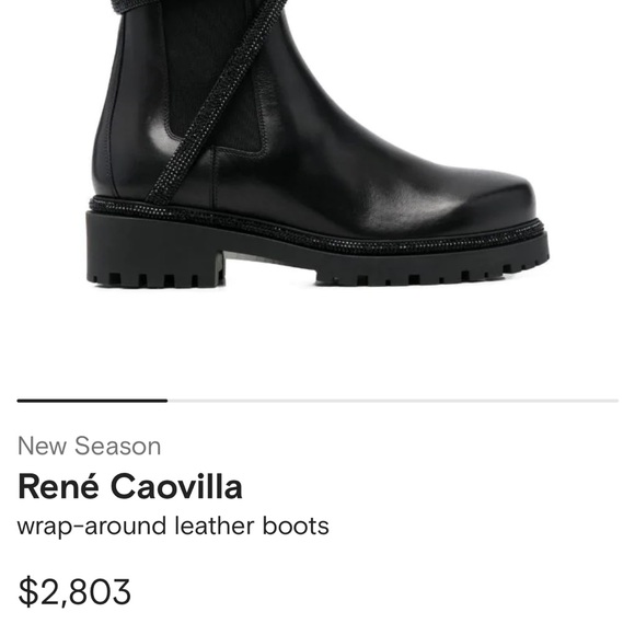 René Caovilla
Cleo wrapped around crystal-embellished boots size 39 - Picture 2 of 10